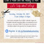 Craft a Mask and Get Ready to Ask: Let's Talk about Voting! (10/28/2021)