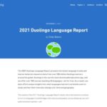 Duolingo's Language Report 2021