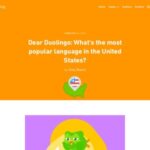 The most popular languages in the United States