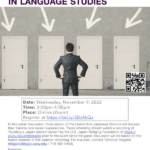 Career Panel in Language Studies (11/09/2022)