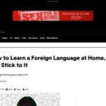 How to Learn a Foreign Language at Home